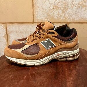 New Balance Brown and Cream Men's Running Sneakers